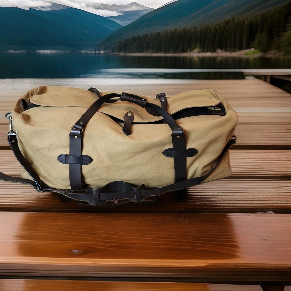 Filson Large Rugged Twill Duffle Duffel Bag 28.5"x11.5"x14"